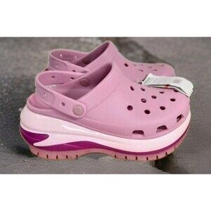 New Crocs Mega Crush Clog Women's Size 8 Shoes Hydrangea Platform Chunky Sandles